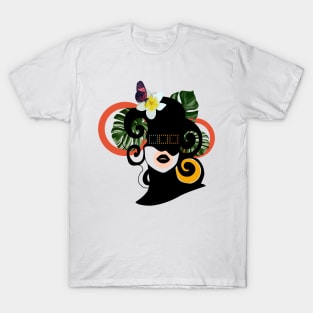 Abstract Woman with Mask T-Shirt